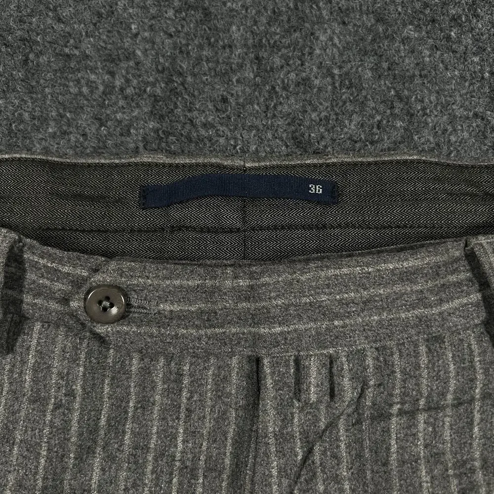 INCOTEX Pants Mens Slowear Wool Tweed Trousers Pinstripe Gurkha Cargo 36